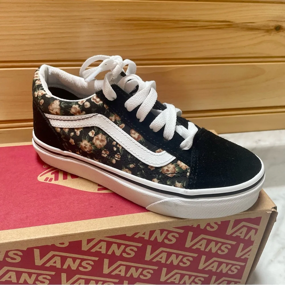 VANS Old Skool Rose Dreams Shoe Girls NWT - Picture 5 of 6